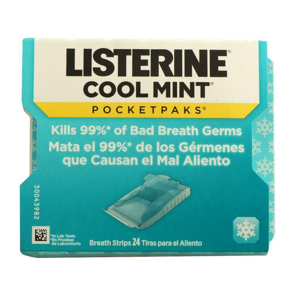 LISTERINE | Listerine Cool Mint Pocket Paks 24 Strips