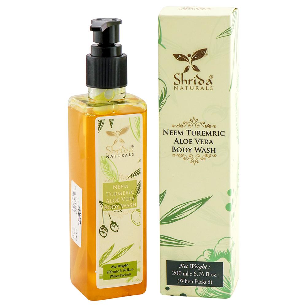 Shrida | Shrida Naturals Neem Turmeric Aloevera Body Wash 200 ml
