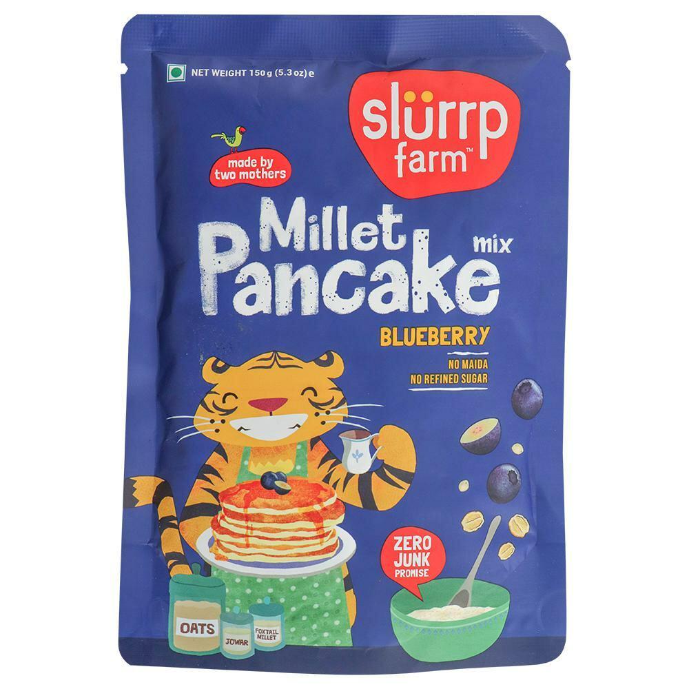 Slurrp Farm | Slurrp Farm Blueberry Millet Pancake Mix 150 g