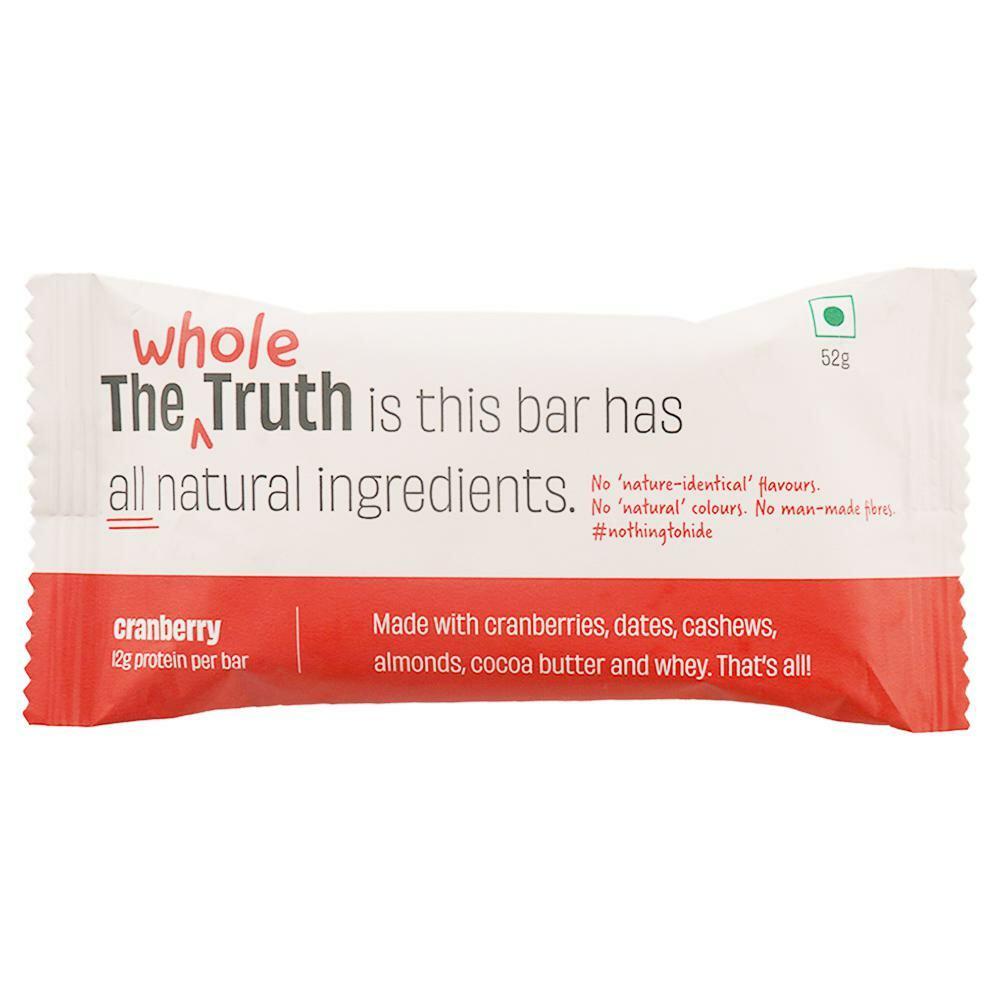 The Whole Truth | The Whole Truth Cranberry Protein Bar 52 g