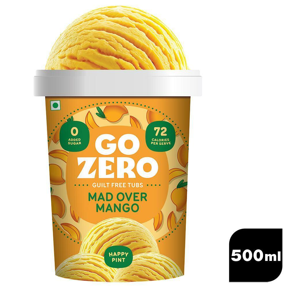 Go Zero | Go Zero Mad Over Mango Guilt Free Ice Cream 500 ml