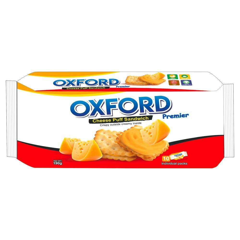 Oxford | Oxford Cheese Puff Sandwich Biscuit 190 g