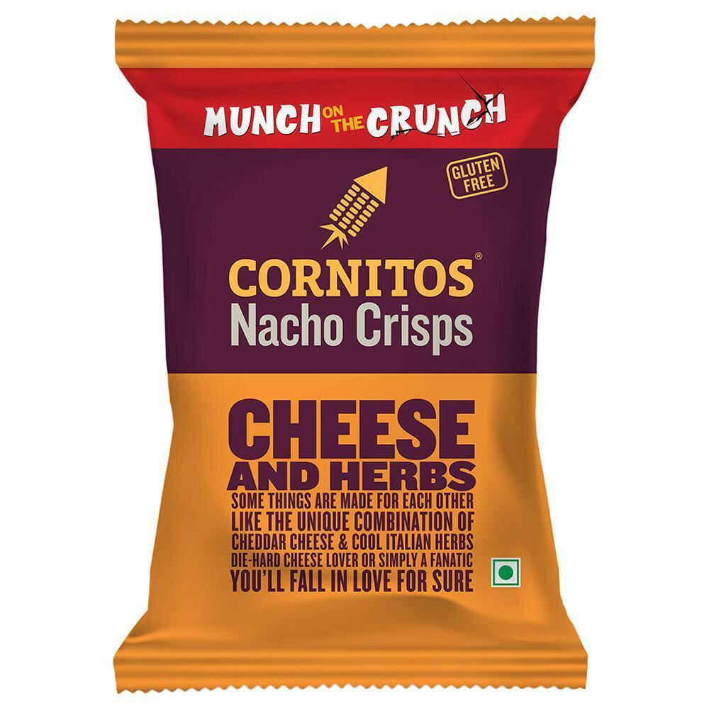 CORNITOS | Cornitos Cheese and Herbs Nacho Crisps 77 g