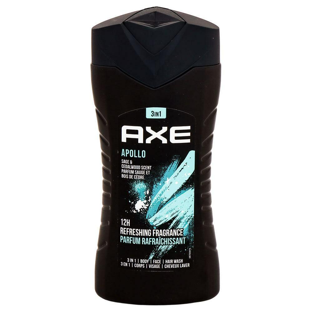 Axe | Axe Apollo 3 in 1 Body, Face & Hair Wash for Men 250 ml