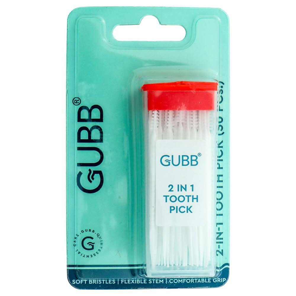Gubb | Gubb 2 In 1 Tooth Pick (50 pcs)