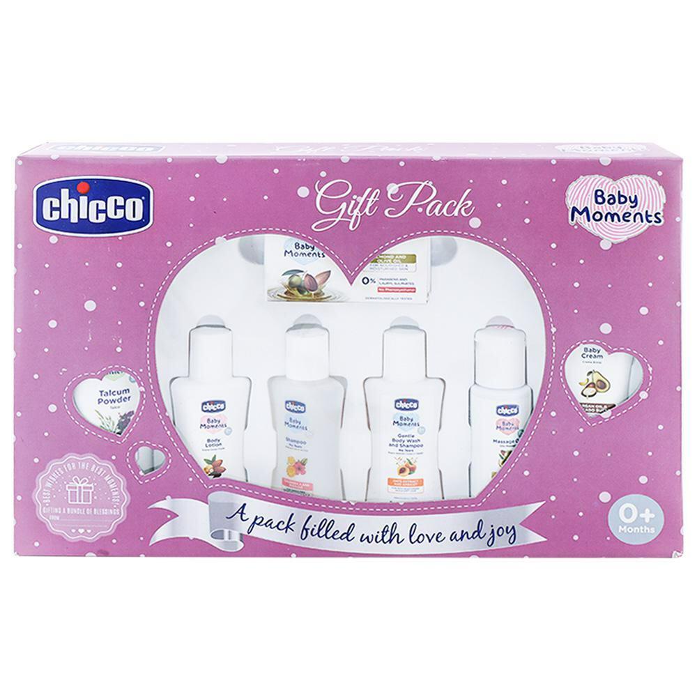 Chicco | Chicco Baby Moments Purple Baby Caring Gift Pack Set (0+ Months)