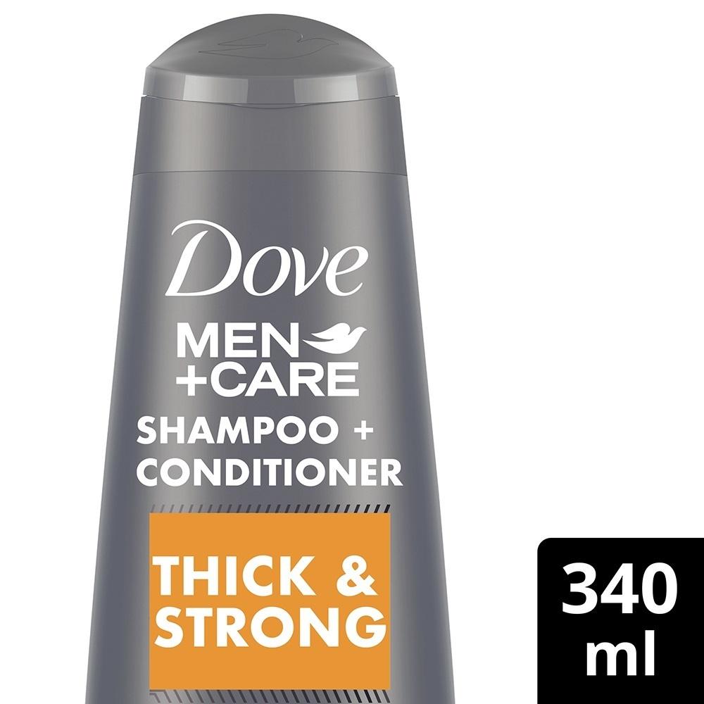 DOVE | Dove Men+Care Thick & Strong 2 in 1 Shampoo + Conditioner 340 ml