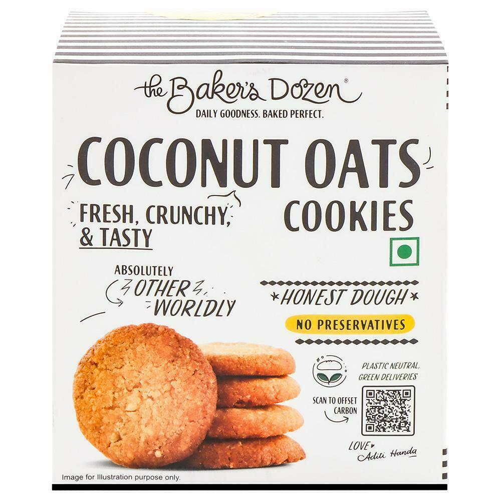 The Bakers Dozen | The Baker's Dozen Crunchy Coconut Oats Cookies 80 g