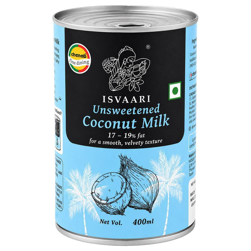 Isvaari | Isvaari Unsweetened Coconut Milk 400 ml
