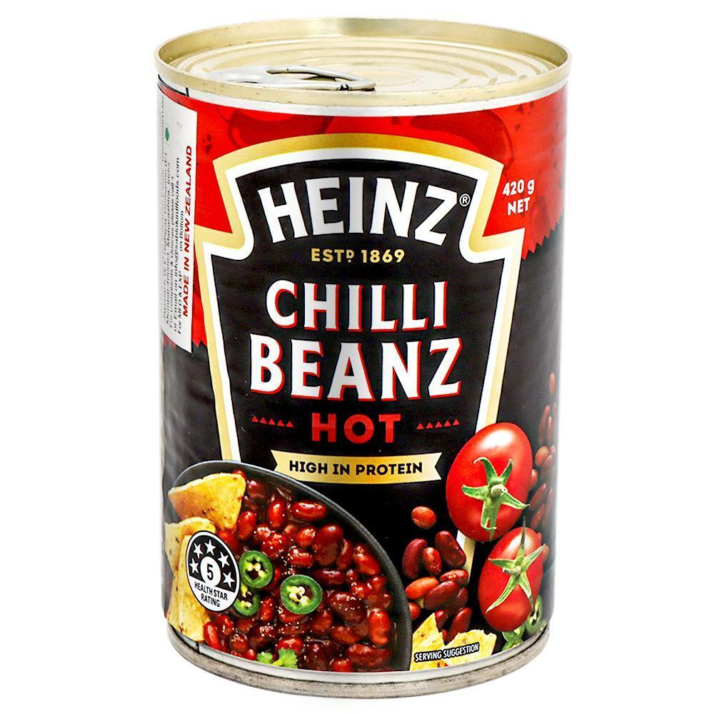 HEINZ | Heinz High in Protein Hot Chilli Beanz 420 g
