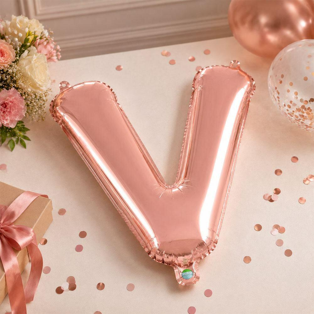 Celebration Essentials | Celebration Essentials Assorted Color 18 Inch Foil Balloon - Letter V (1 pc)