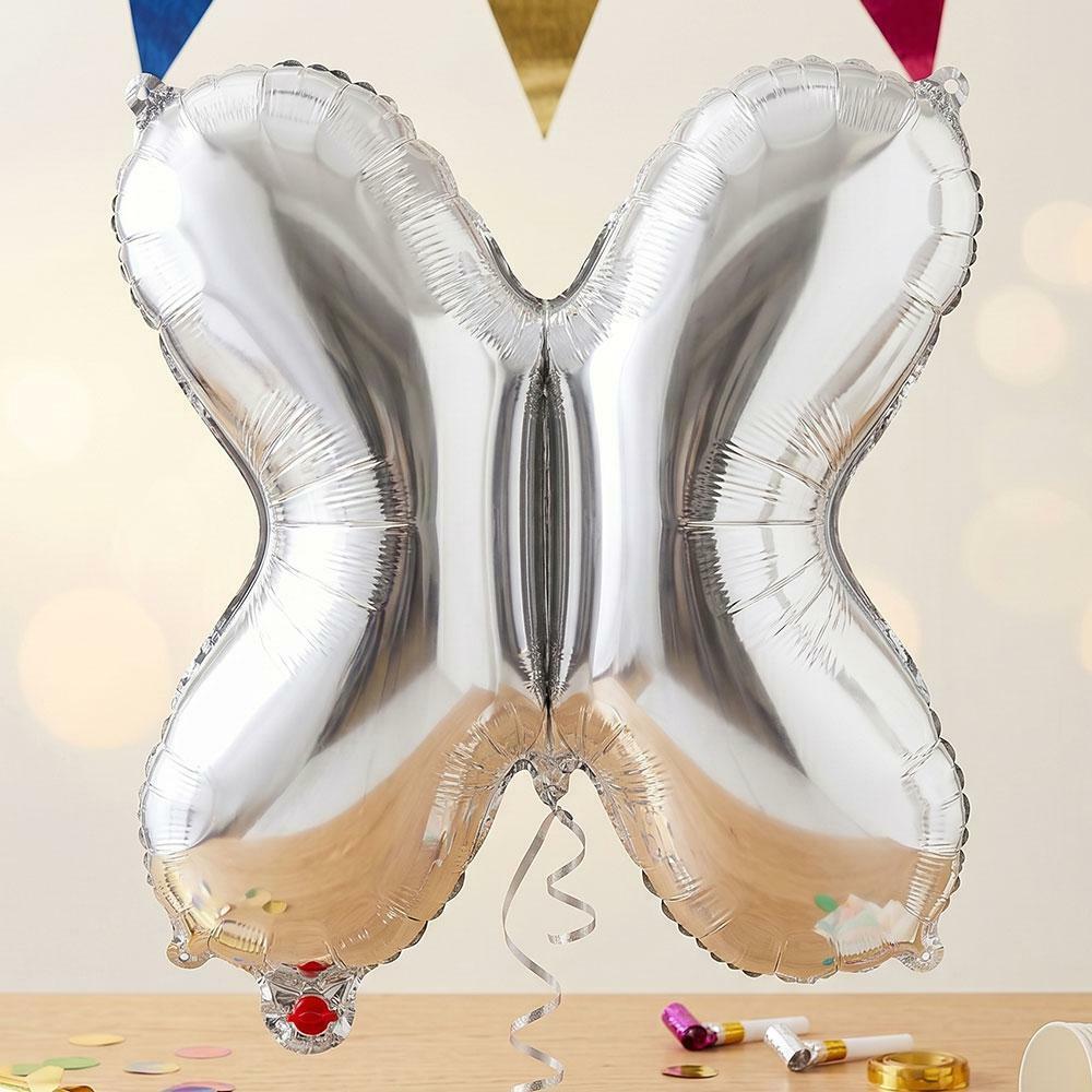Celebration Essentials | Celebration Essentials "X" Letter Assorted Foil Balloon 18 inch