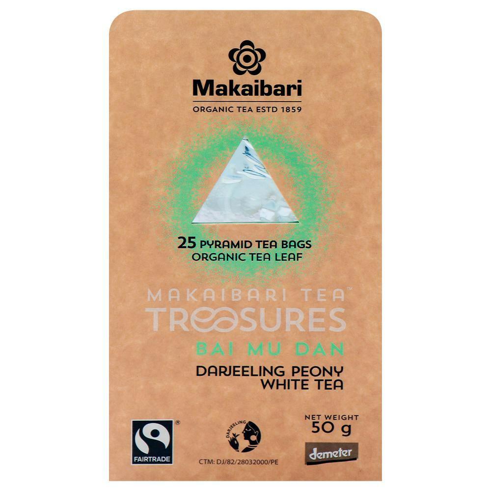Makaibari | Makaibari Bai Mu Dan White Organic Tea Bags 25 pcs