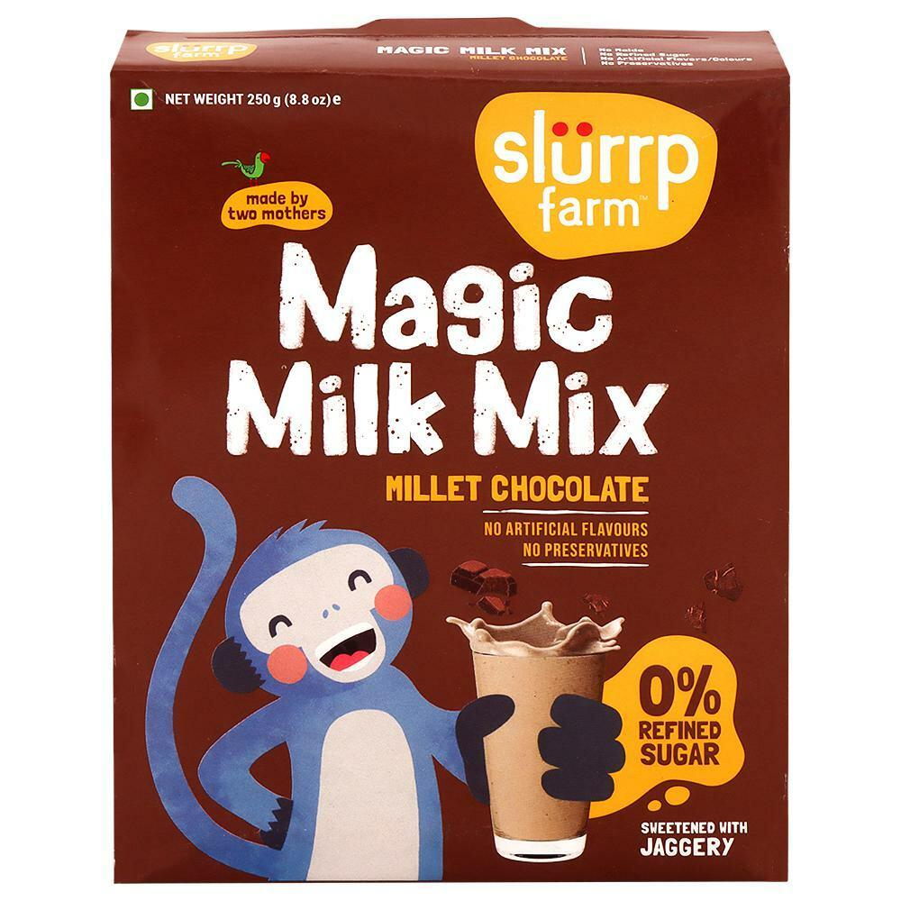 Slurrp Farm | Slurrp Farm Magic Milk Mix Millet Chocolate 250 g