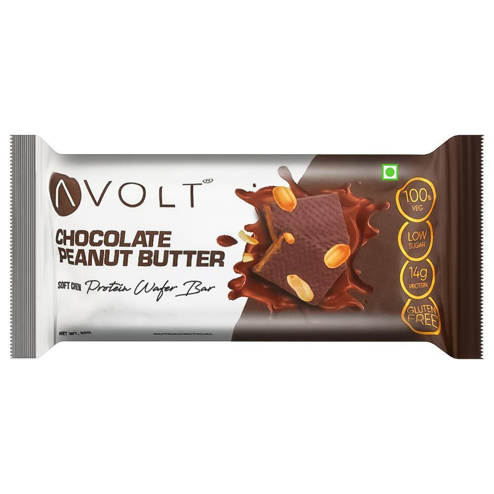 Avolt | Avolt Chocolate Peanut Butter Protein Wafer Bar 50 g