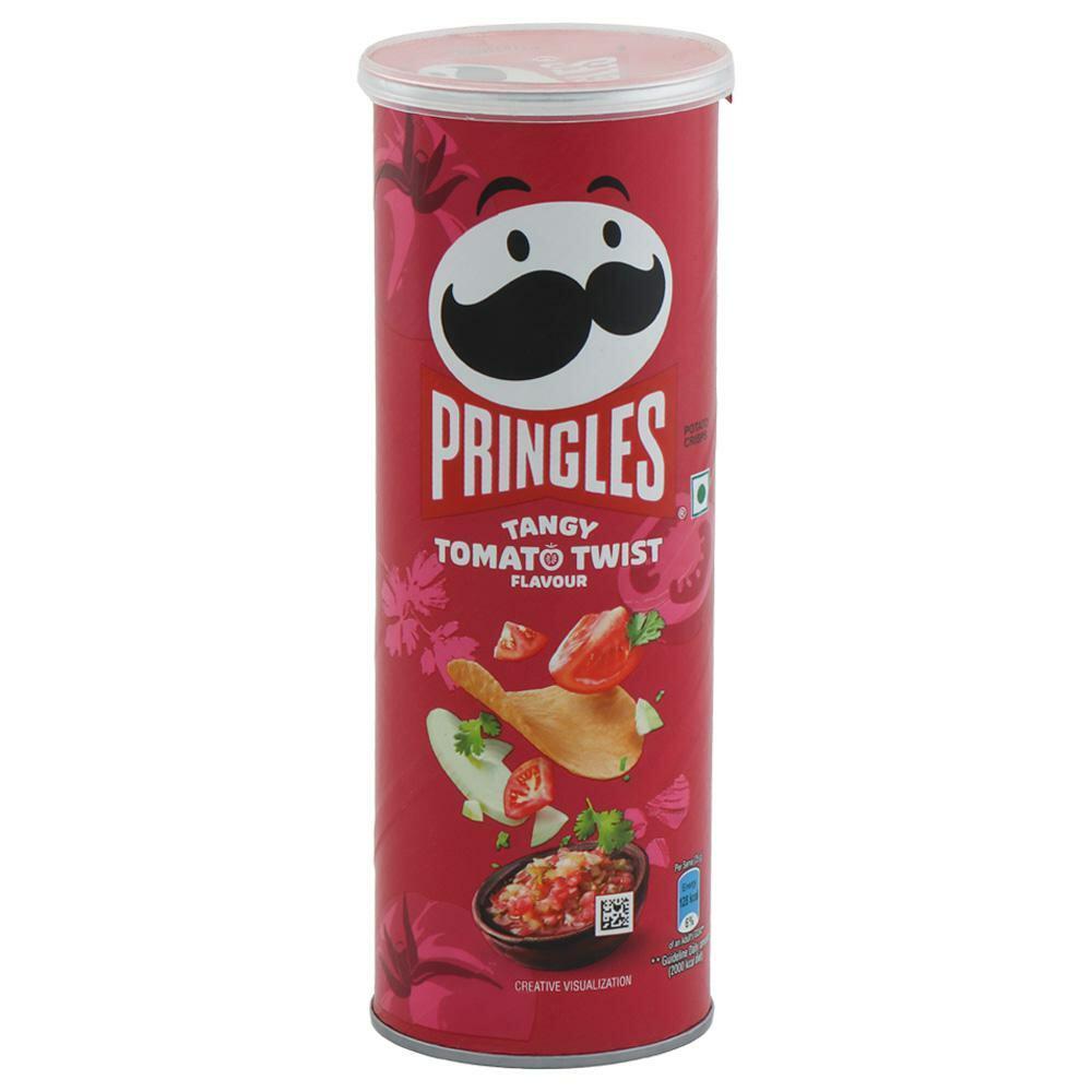 PRINGLES | Pringles Tangy Tomato Twist Chips 102 g