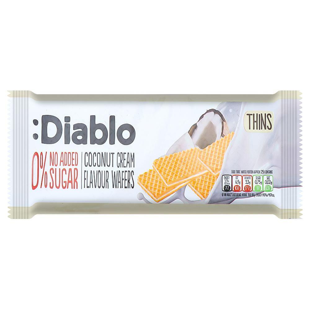 Diablo | Diablo Sugar-Free Coconut Cream Wafer Biscuits 150 g