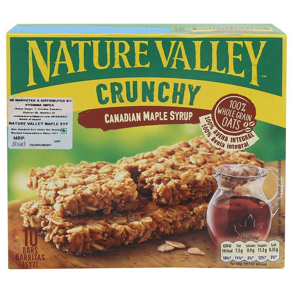 NATURE VALLEY | Nature Valley Crunchy Canadian Maple Syrup Bar 210 g