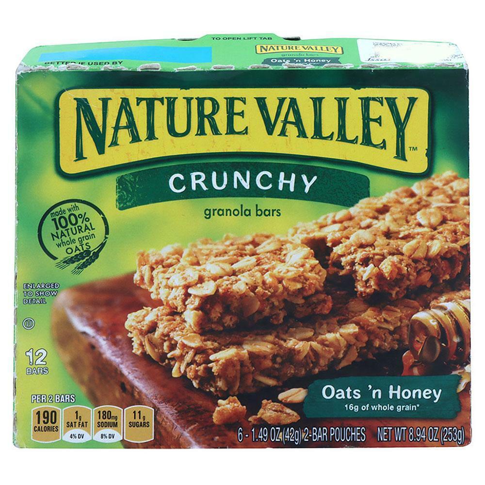 NATURE VALLEY | Nature Valley Oats & Honey Crunchy Granola Bars 253 g (12N)
