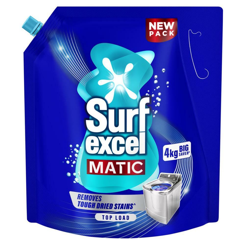 Surf Excel | Surf Excel Matic Top Load Liquid Detergent 4 kg