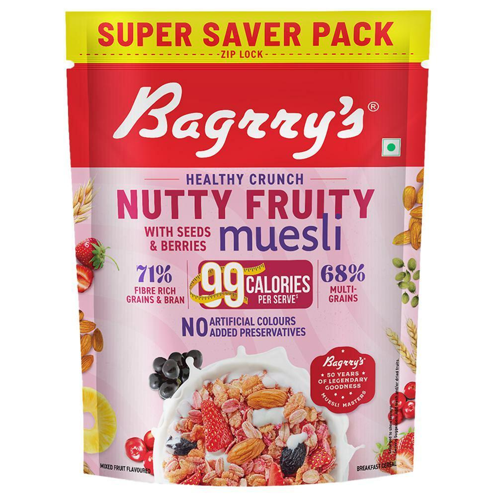 BAGRRY'S | Bagrry's Crunchy Nutty Fruity Muesli 1 kg