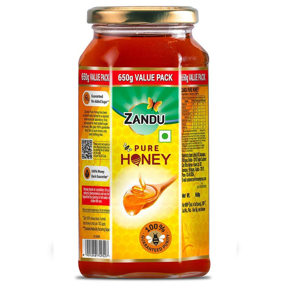 ZANDU | Zandu Pure Honey 650 g