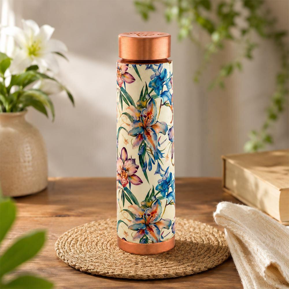 ATTRO | Attro Satveda Copper California Green Water Bottle 1000 ml