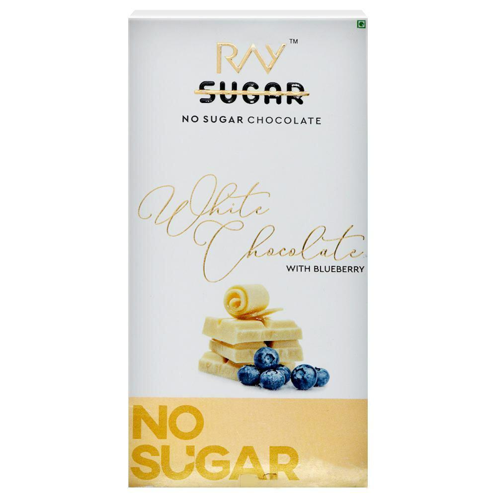 Ray Nosugar | Ray No Sugar Blueberry White Chocolate 90 g