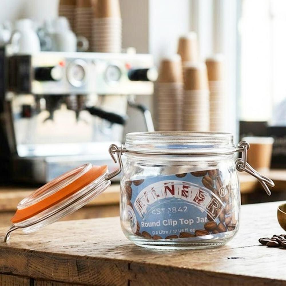 Kilner | Kilner Clip Top Round Jar 0.5 L (1 pc)