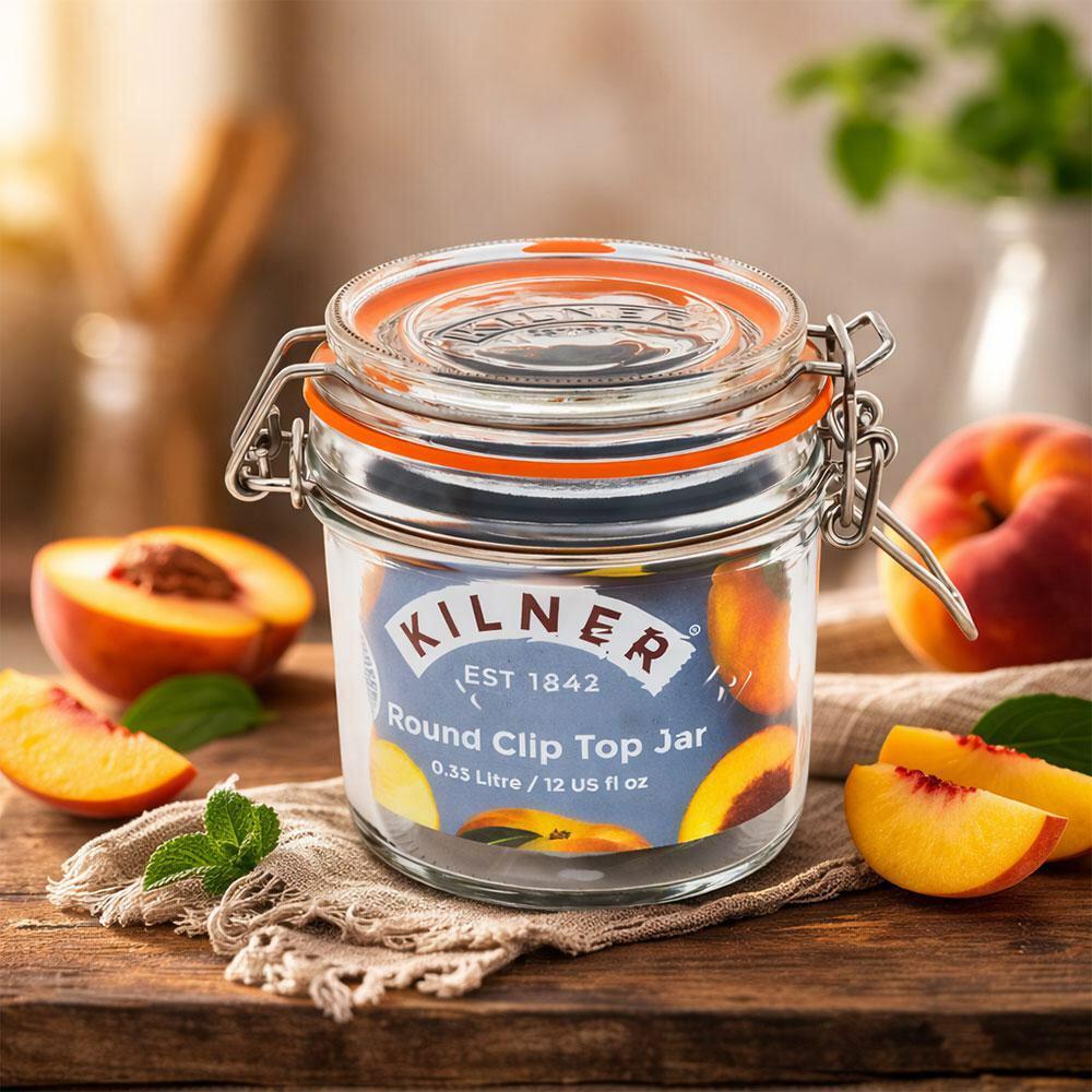 Kilner | Kilner Clip Top Round Jar 0.35 L (1 pc)