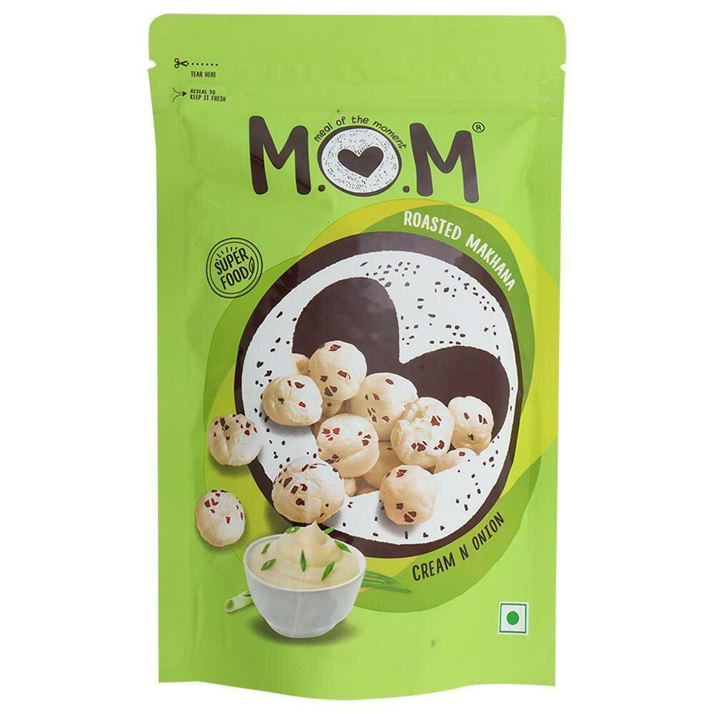 Mom | MOM Cream N Onion Roasted Makhana 50 g