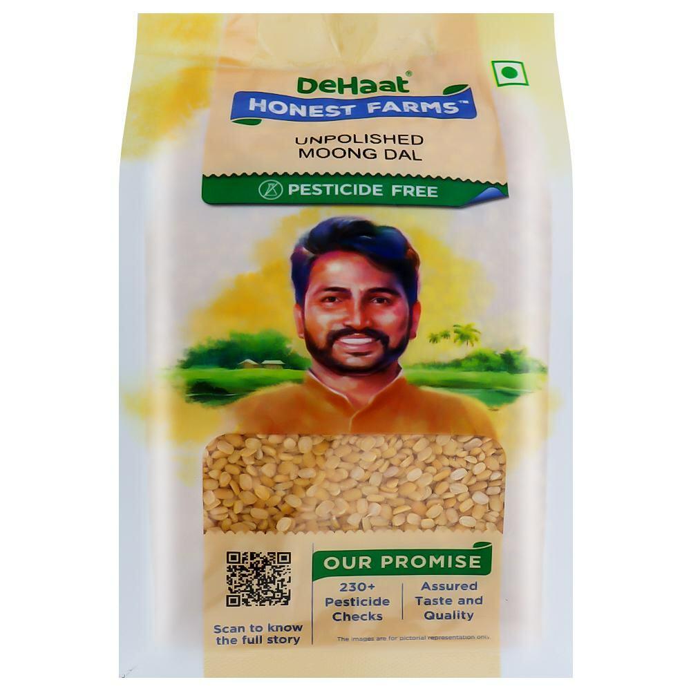 Dehaat Honest Farms | DeHaat Honest Farms Unpolished Moong Dal 500 g