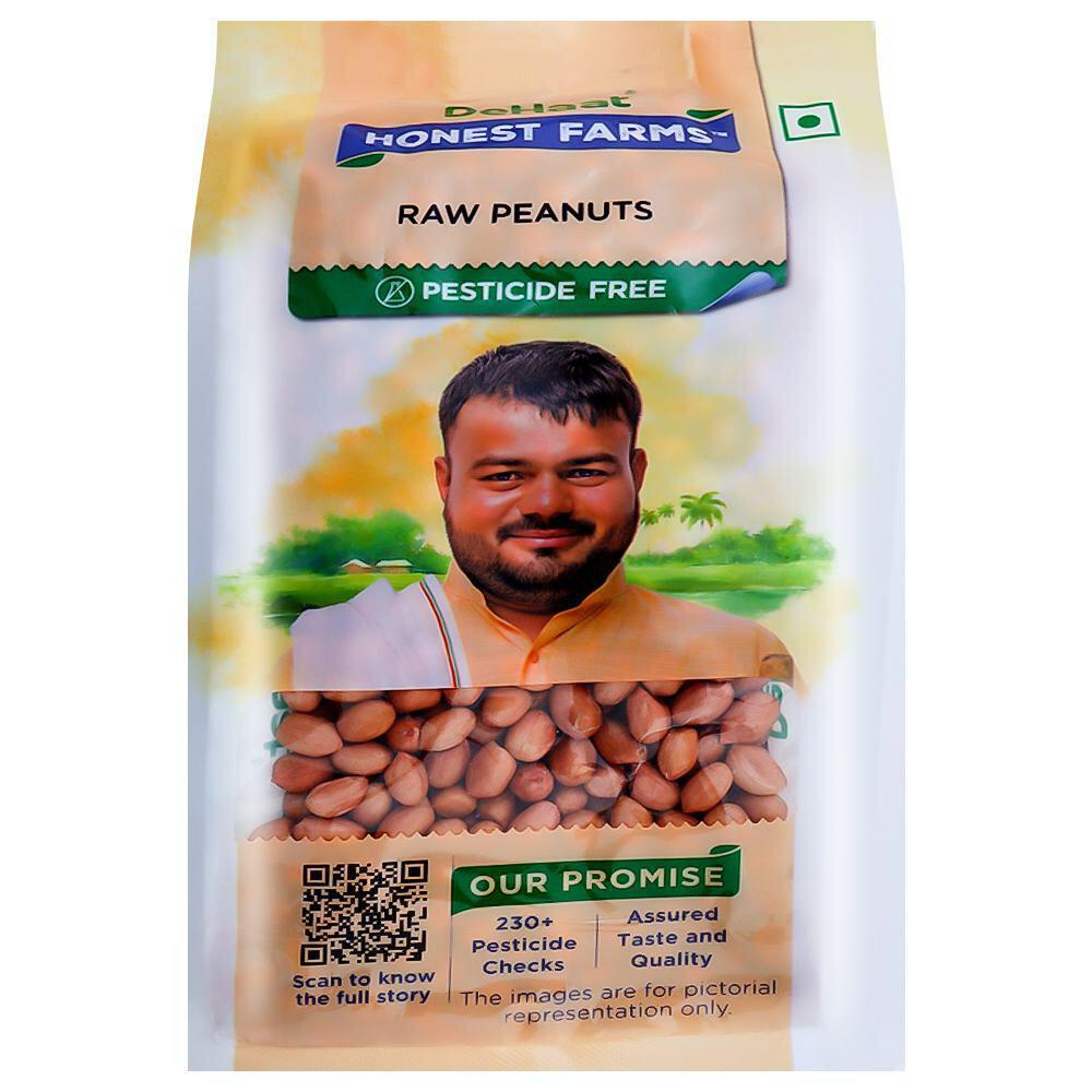 Dehaat Honest Farms | DeHaat Honest Farms Raw Peanuts 500 g