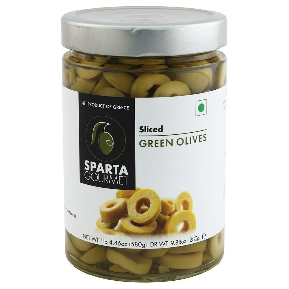 Sparta Gourmet | Sparta Gourmet Sliced Green Olives 580 g