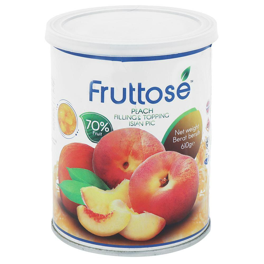 Fruttose | Fruttose Peach Fruit Filling & Topping 610 g