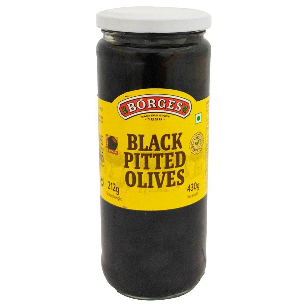 Borges | Borges Black Pitted Olives 212 g