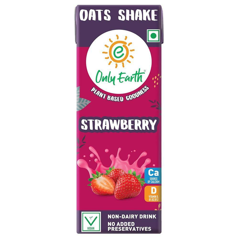 Only Earth | Only Earth Sha Strawberry Oats Shake 165 ml
