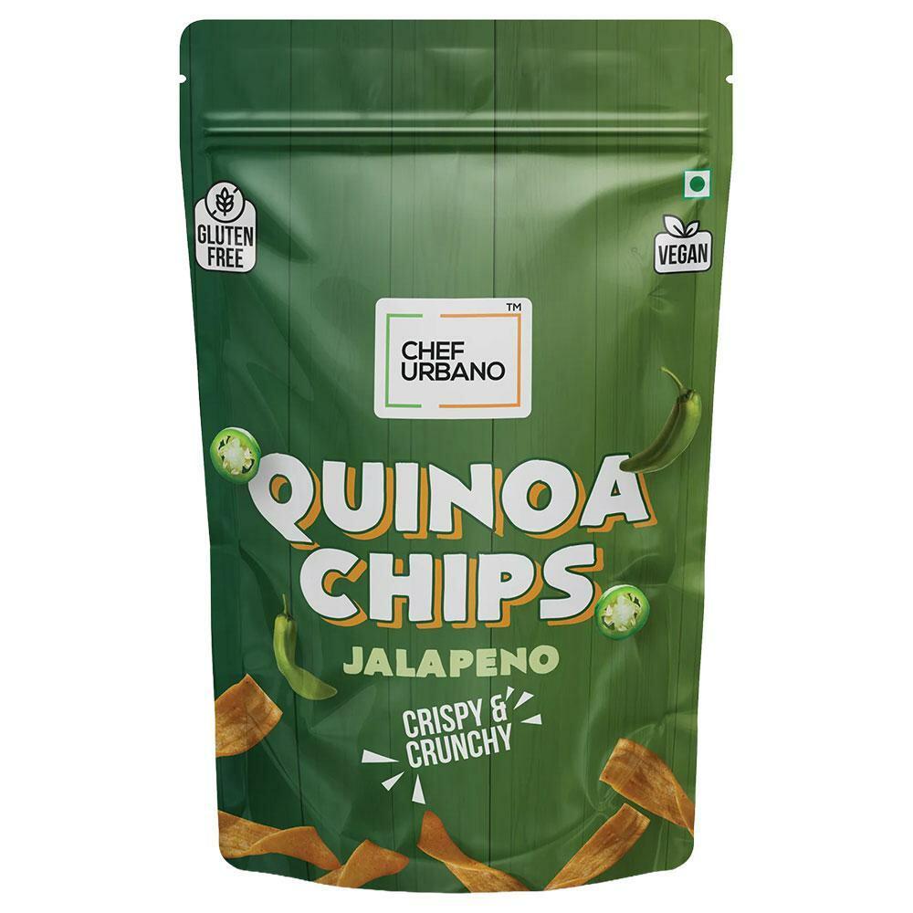 Chef Urbano | Chef Urbano Jalapeno Crispy & Crunchy Quinoa Chips 75 g