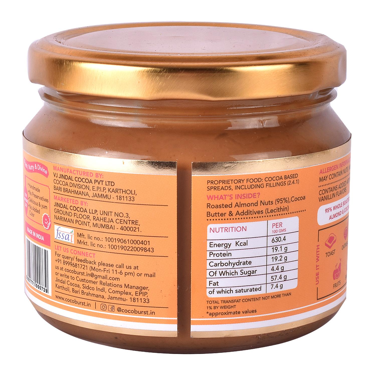 Cocoburst | Cocoburst Roasted Almond Butter Spread 300 g