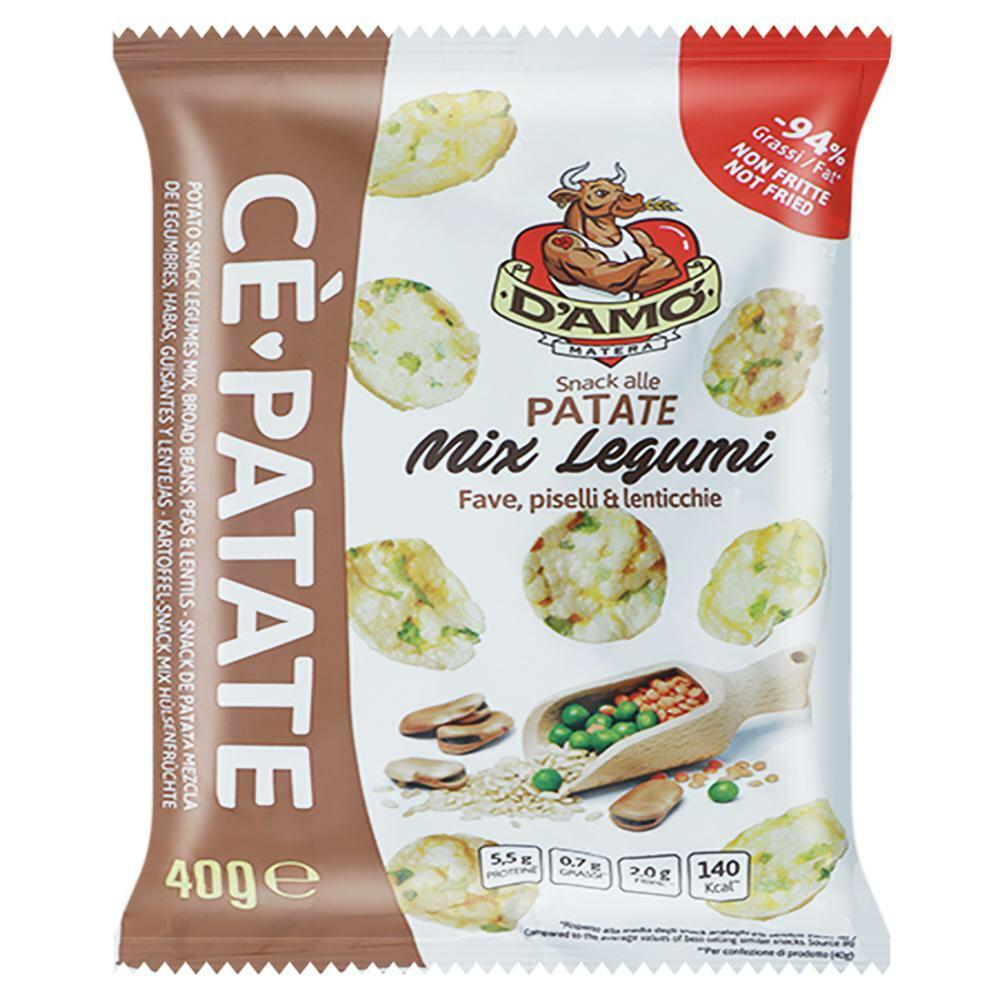 Damo | Damo Matera Mix Legume Potato Chips 40 g