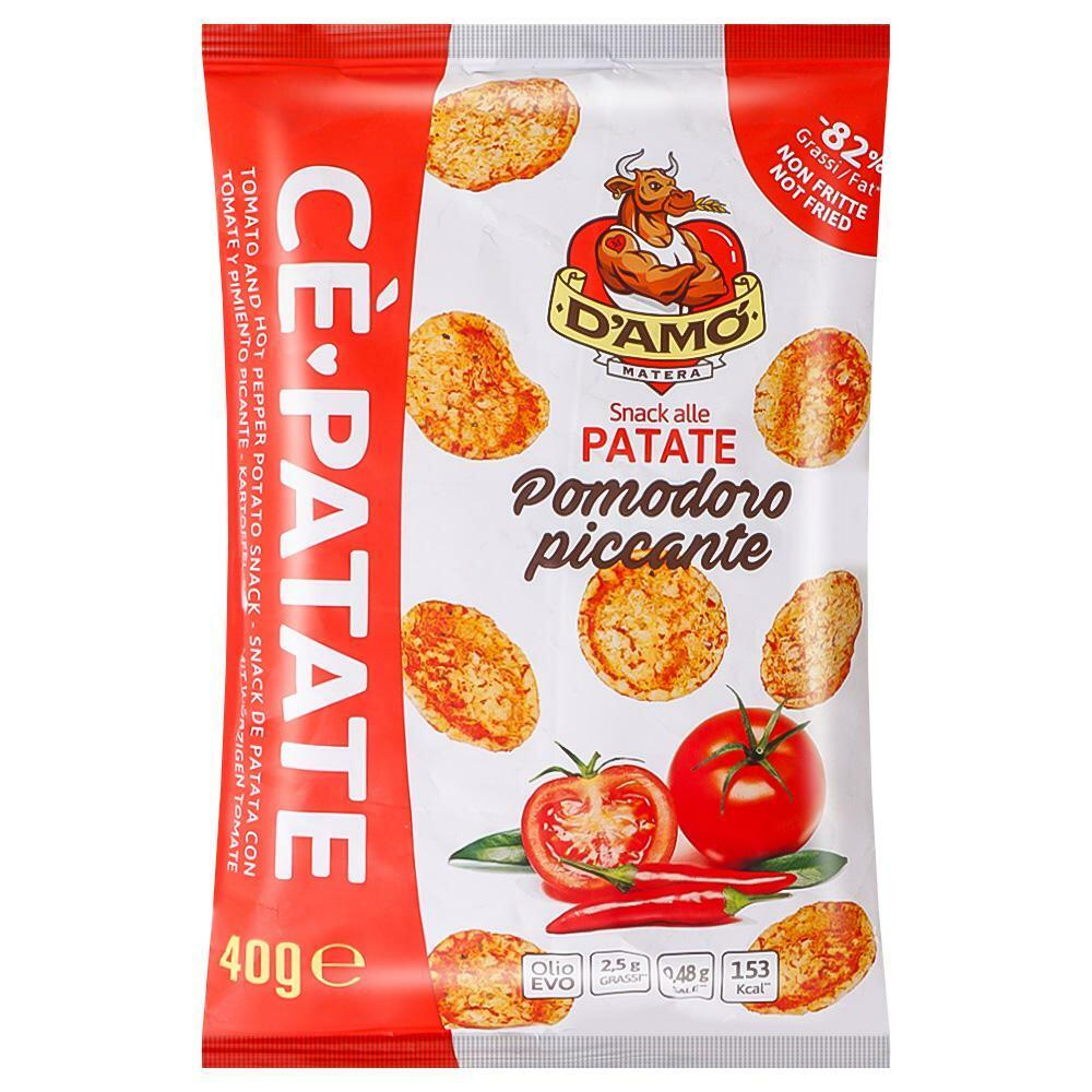 Damo | Damo Tomato Hot Pepper Potato Chips 40 g