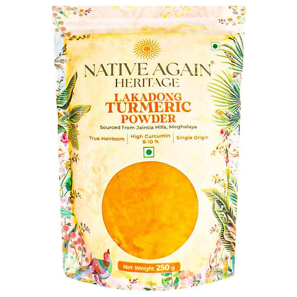 Native Again Heritage | Native Again Heritage Lakadong Turmeric Powder 250 g