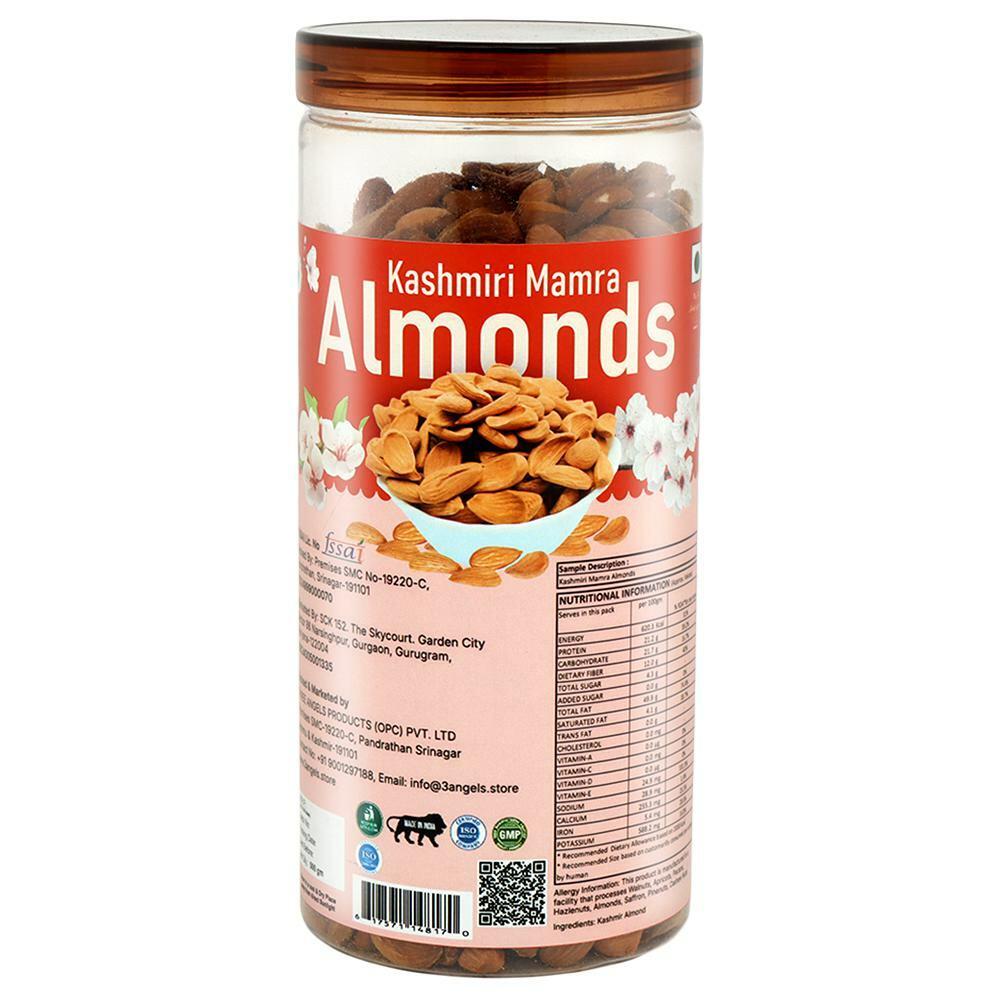 3 Angels | Three Angels Kashmiri Mamra Almonds 500 g