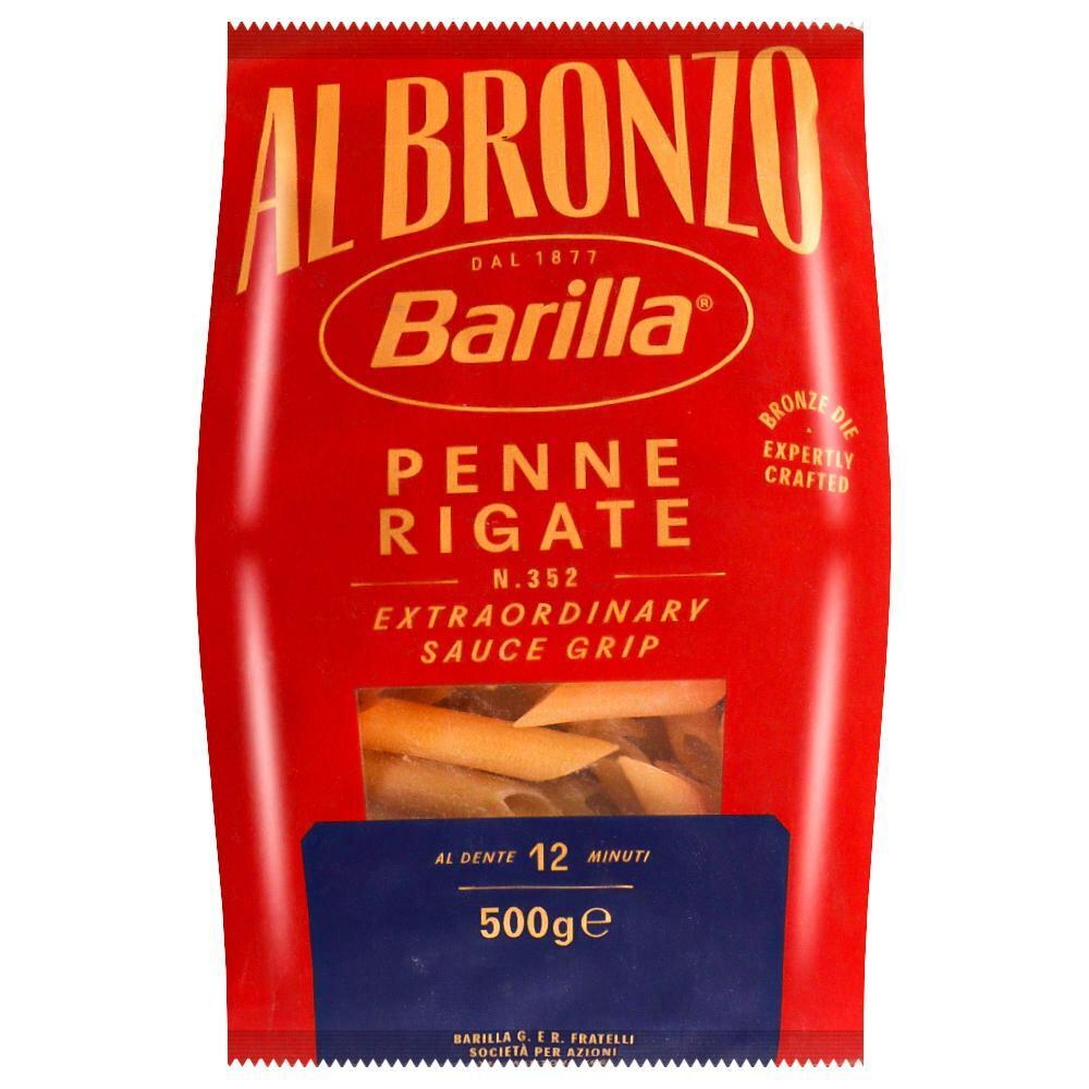 Barilla | Barilla Al Bronzo n. 352 Penne Rigate Pasta 500 g