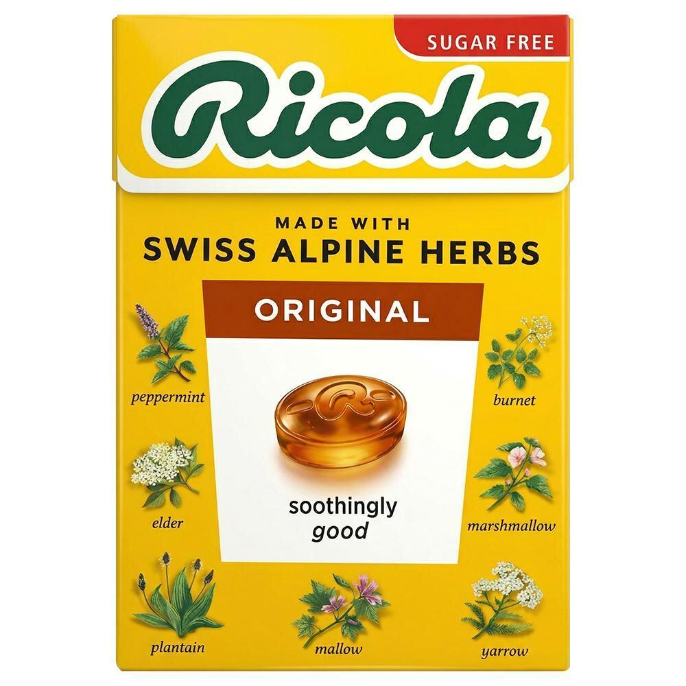 Ricola | Ricola Original Swiss Alpine Herbs Original Soothingly Good Candy 45 g