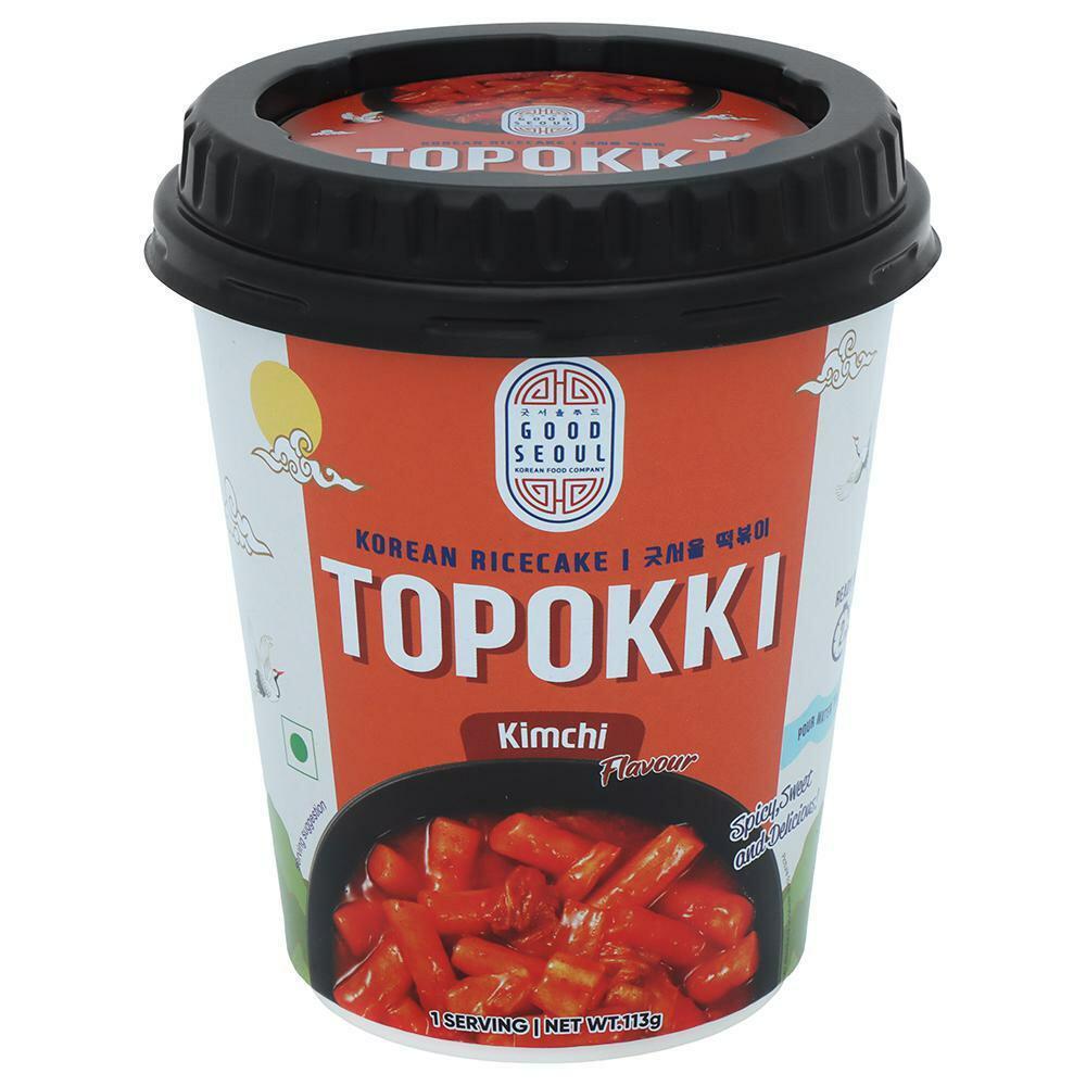 GOOD SEOUL | Good Seoul Kimchi Flavour Korean Rice Cake Topokki 113 g