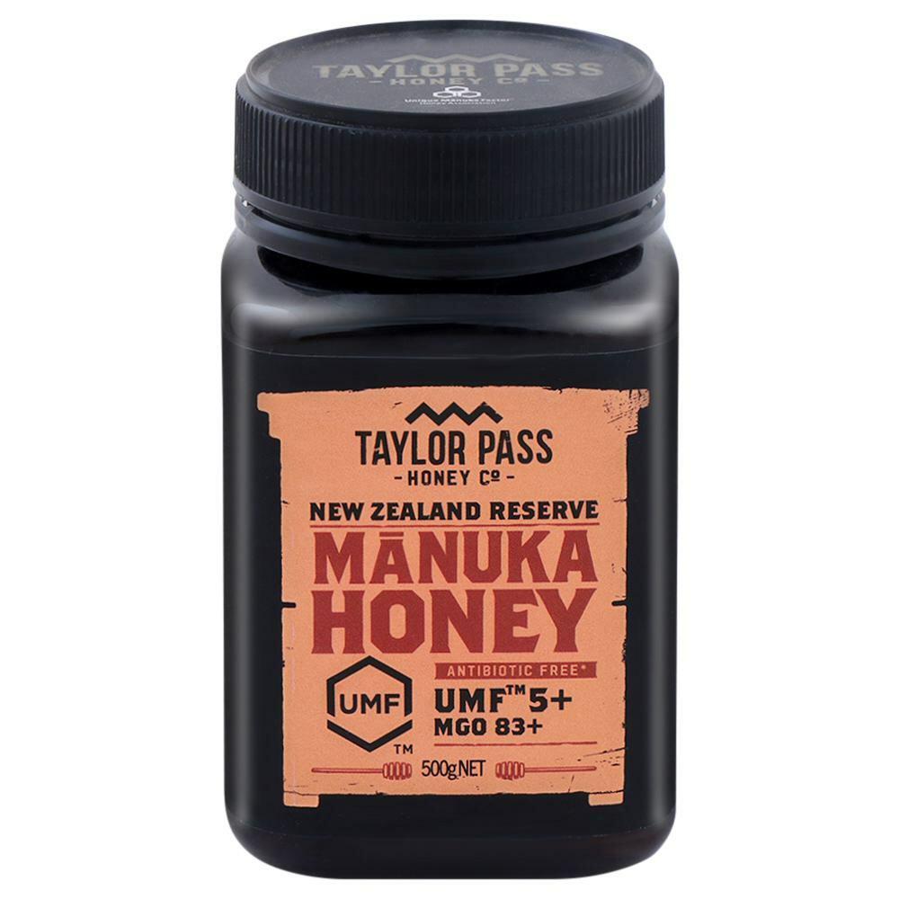 TAYLOR PASS | Taylor Pass New Zealand Reserve UMF 5+ Manuka Honey 500 g