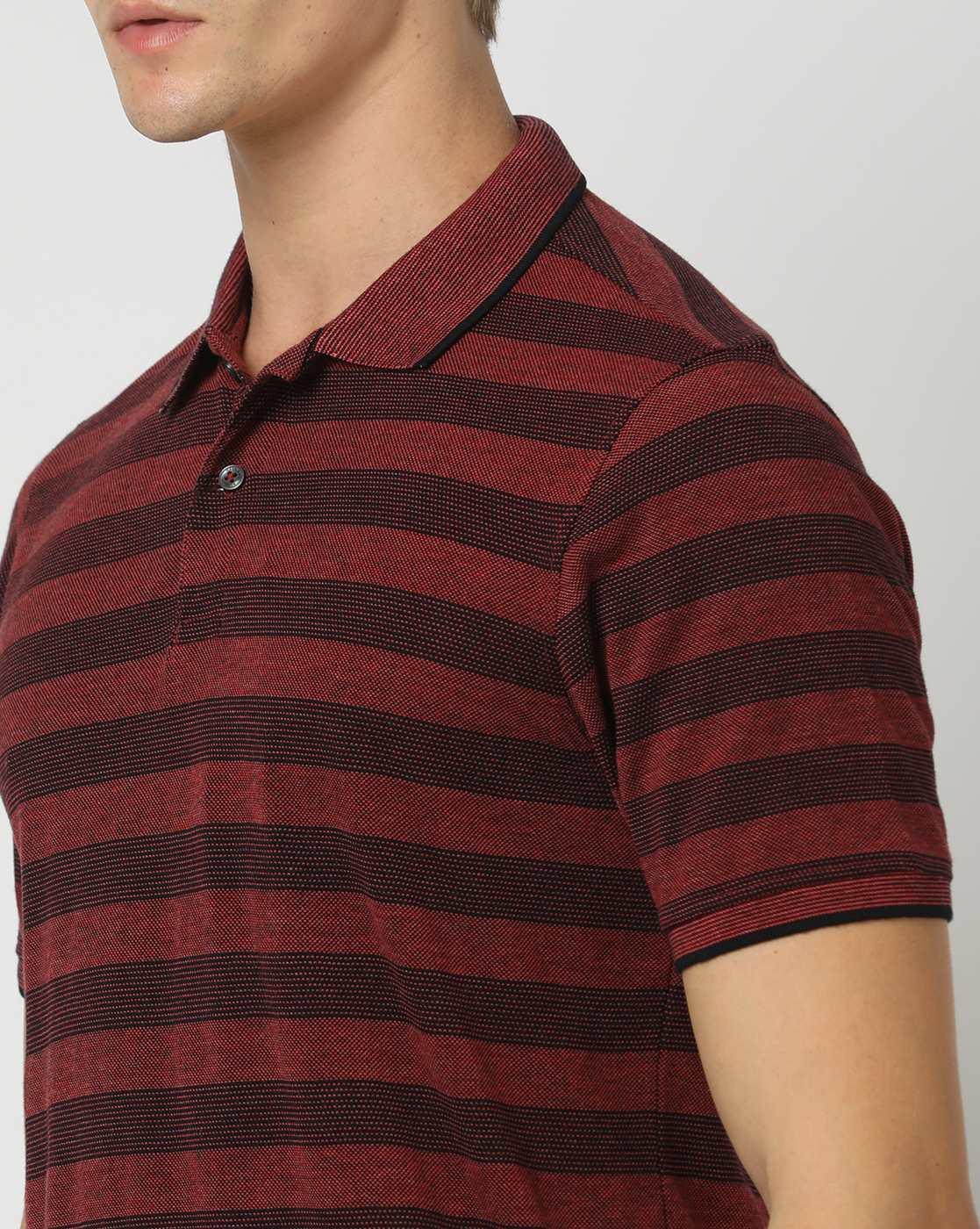 Striped Polo T-Shirt