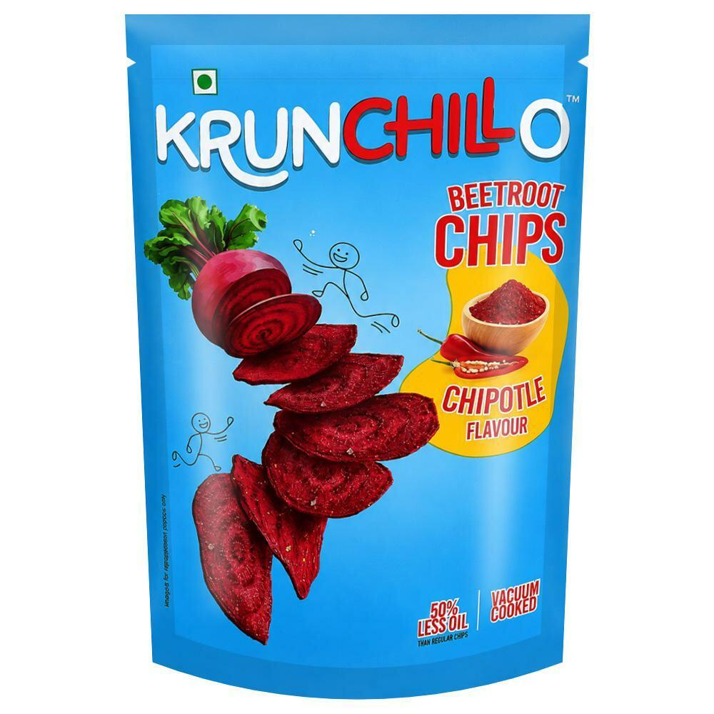 Krunchillo | Krunchillo Chipotle Flavour Beetroot Chips 50 g