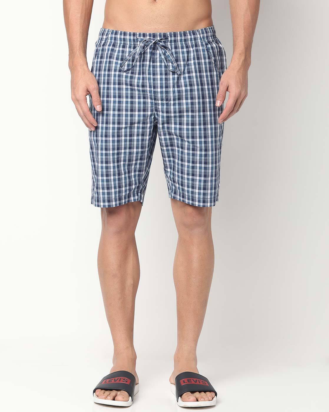 T-shirt with Checked Lounge Shorts
